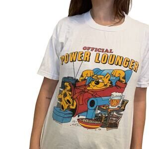 Vintage Official Power Lounger Sun Sportswear 1980s T-Shirt M